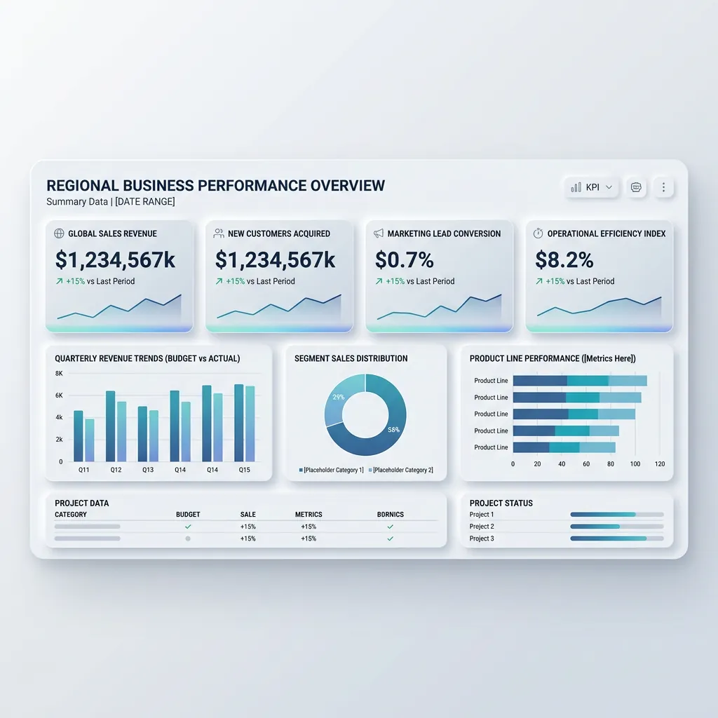 Brand-aware fintech campaign visual generated with ContentFlux